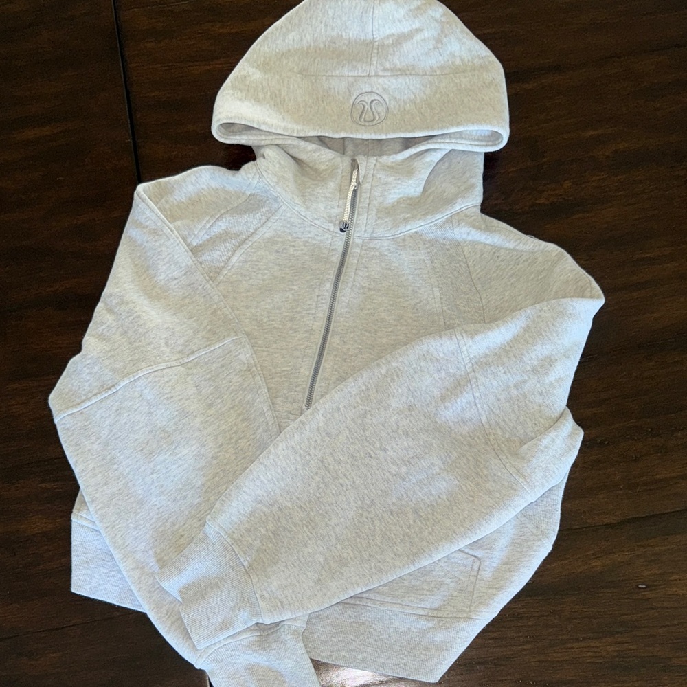 Lululemon Athletica Heather Gray Zip-Up Jacket